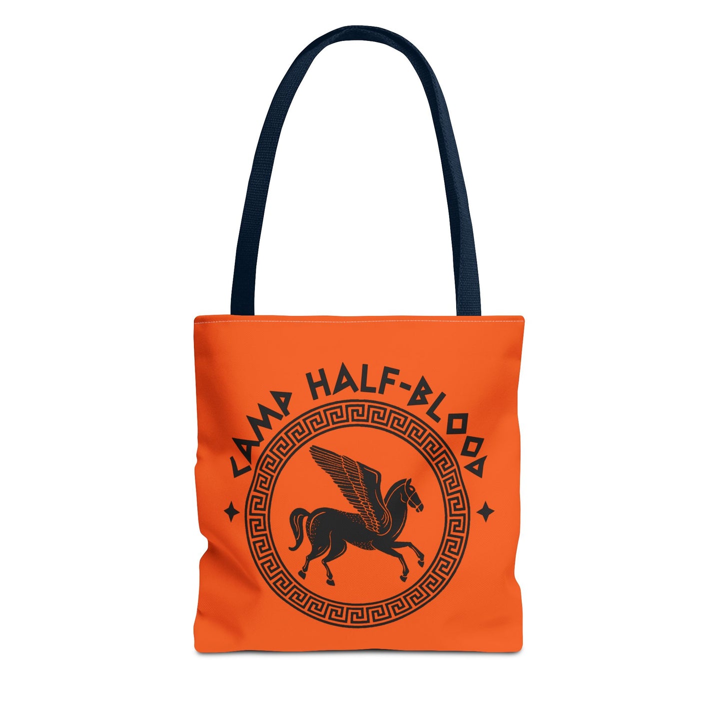 Camp Half Blood Tote Bag - Percy Jackson Fan Gift, Half Blood Canvas Orange Bag, Long Island, Camp Half Blood Merch, Half Blood Tote