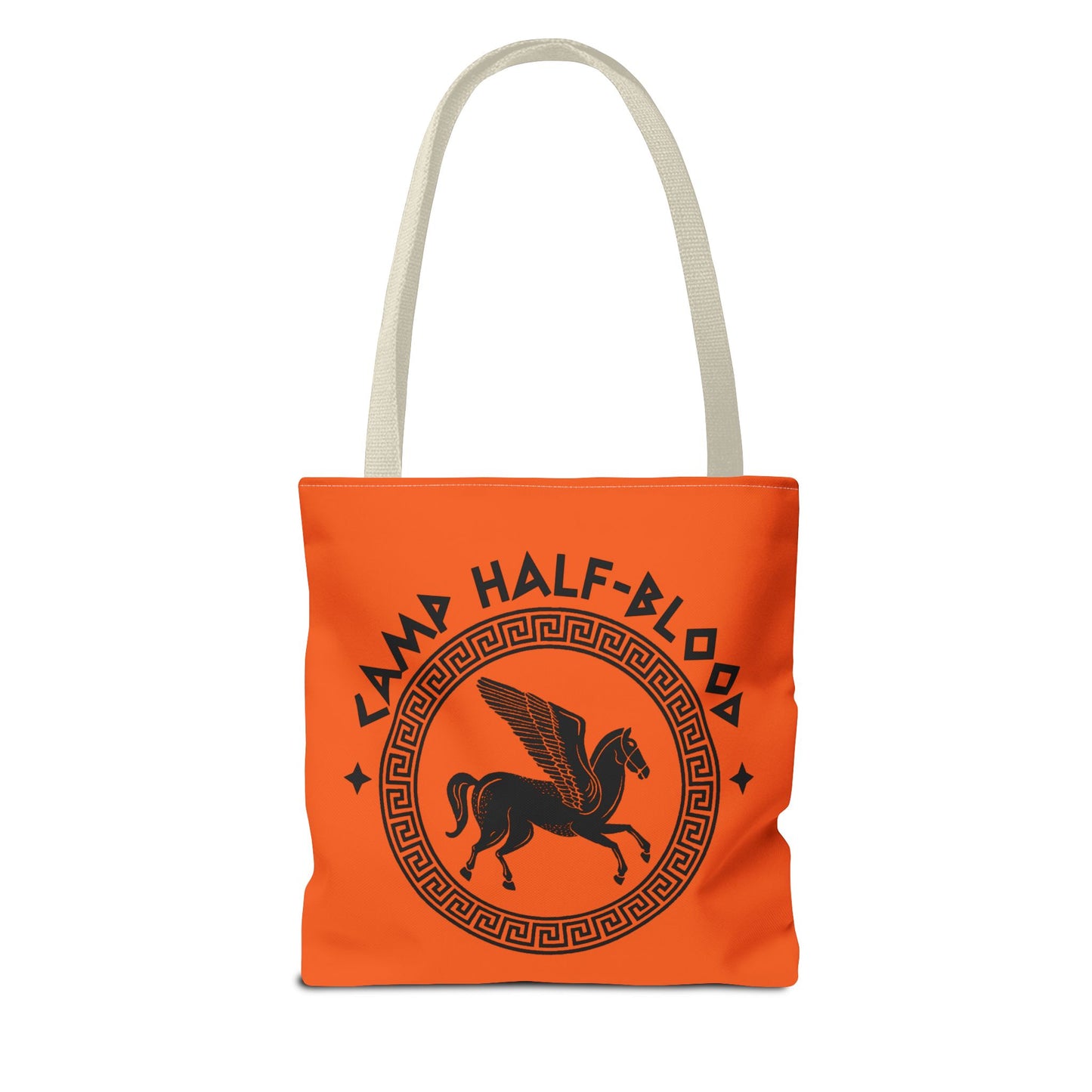 Camp Half Blood Tote Bag - Percy Jackson Fan Gift, Half Blood Canvas Orange Bag, Long Island, Camp Half Blood Merch, Half Blood Tote