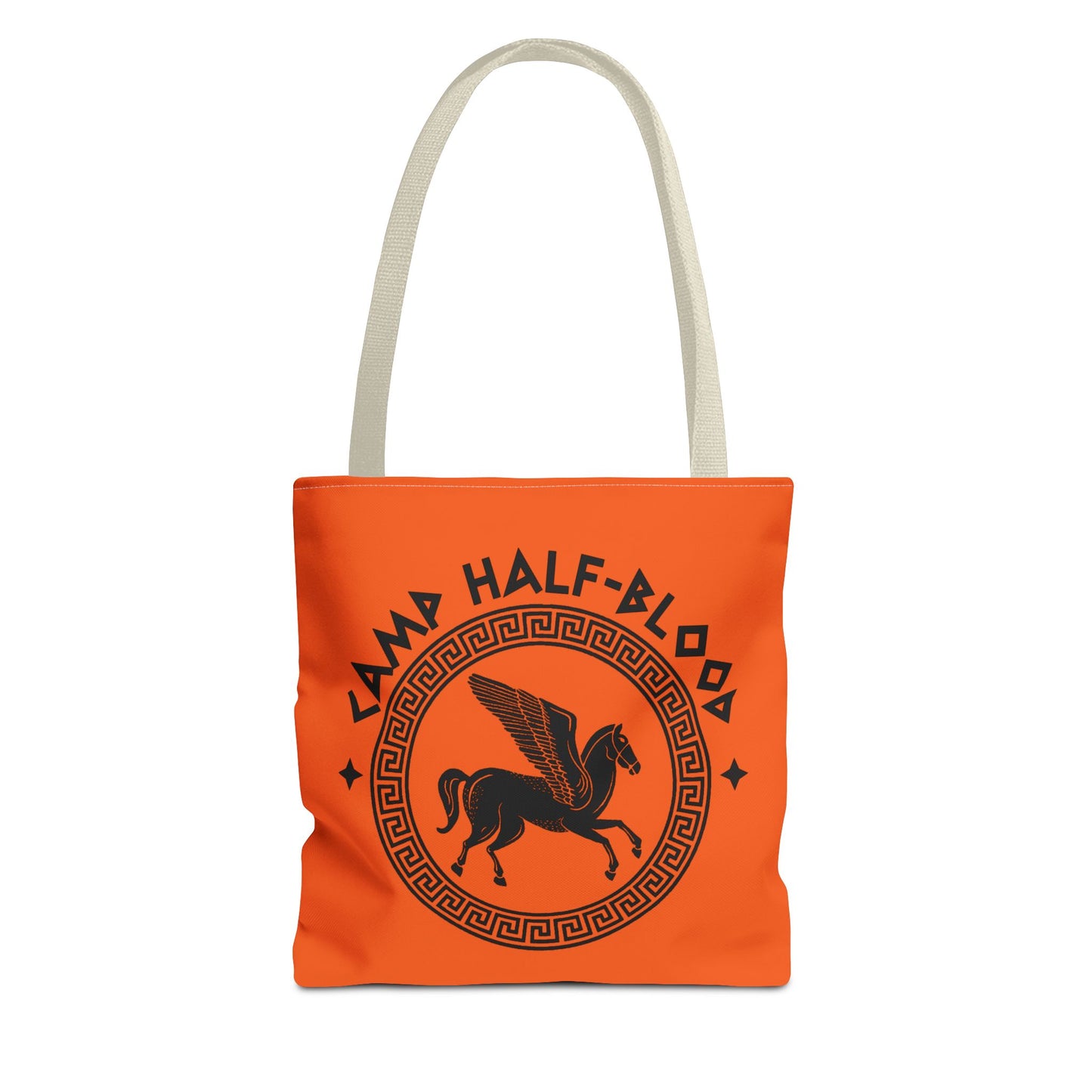 Camp Half Blood Tote Bag - Percy Jackson Fan Gift, Half Blood Canvas Orange Bag, Long Island, Camp Half Blood Merch, Half Blood Tote