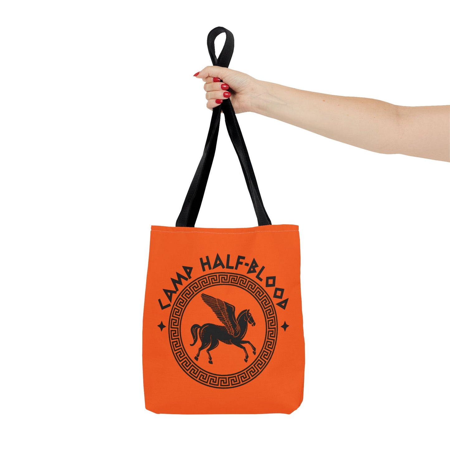 Camp Half Blood Tote Bag - Percy Jackson Fan Gift, Half Blood Canvas Orange Bag, Long Island, Camp Half Blood Merch, Half Blood Tote