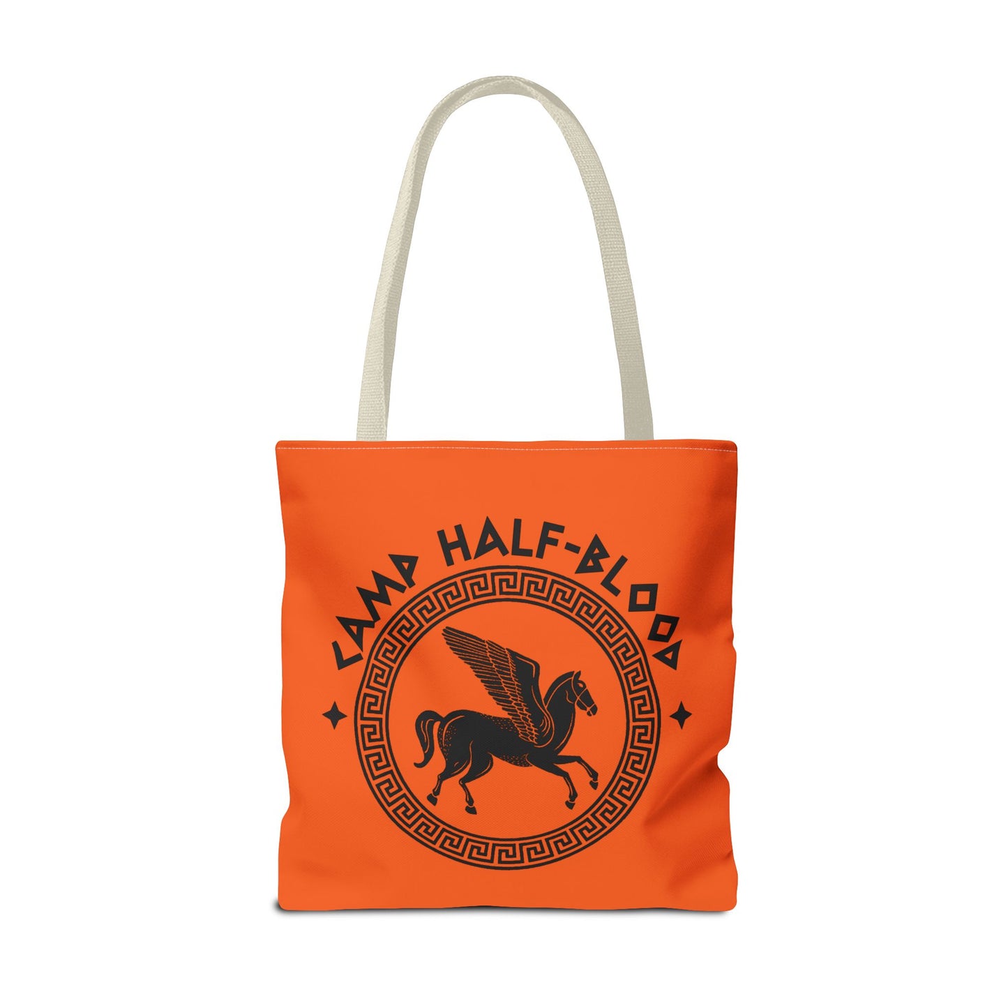 Camp Half Blood Tote Bag - Percy Jackson Fan Gift, Half Blood Canvas Orange Bag, Long Island, Camp Half Blood Merch, Half Blood Tote