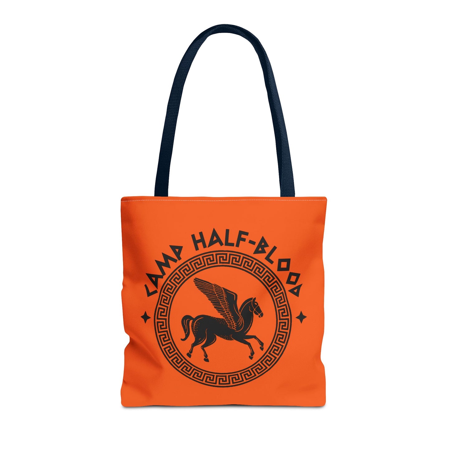 Camp Half Blood Tote Bag - Percy Jackson Fan Gift, Half Blood Canvas Orange Bag, Long Island, Camp Half Blood Merch, Half Blood Tote