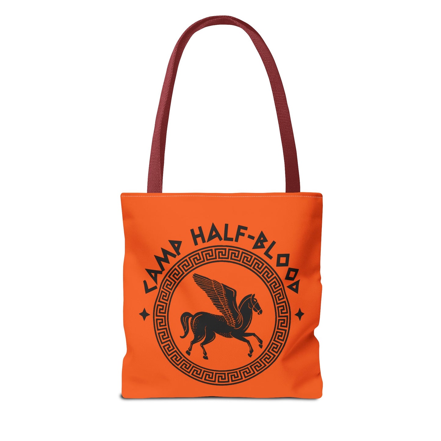 Camp Half Blood Tote Bag - Percy Jackson Fan Gift, Half Blood Canvas Orange Bag, Long Island, Camp Half Blood Merch, Half Blood Tote