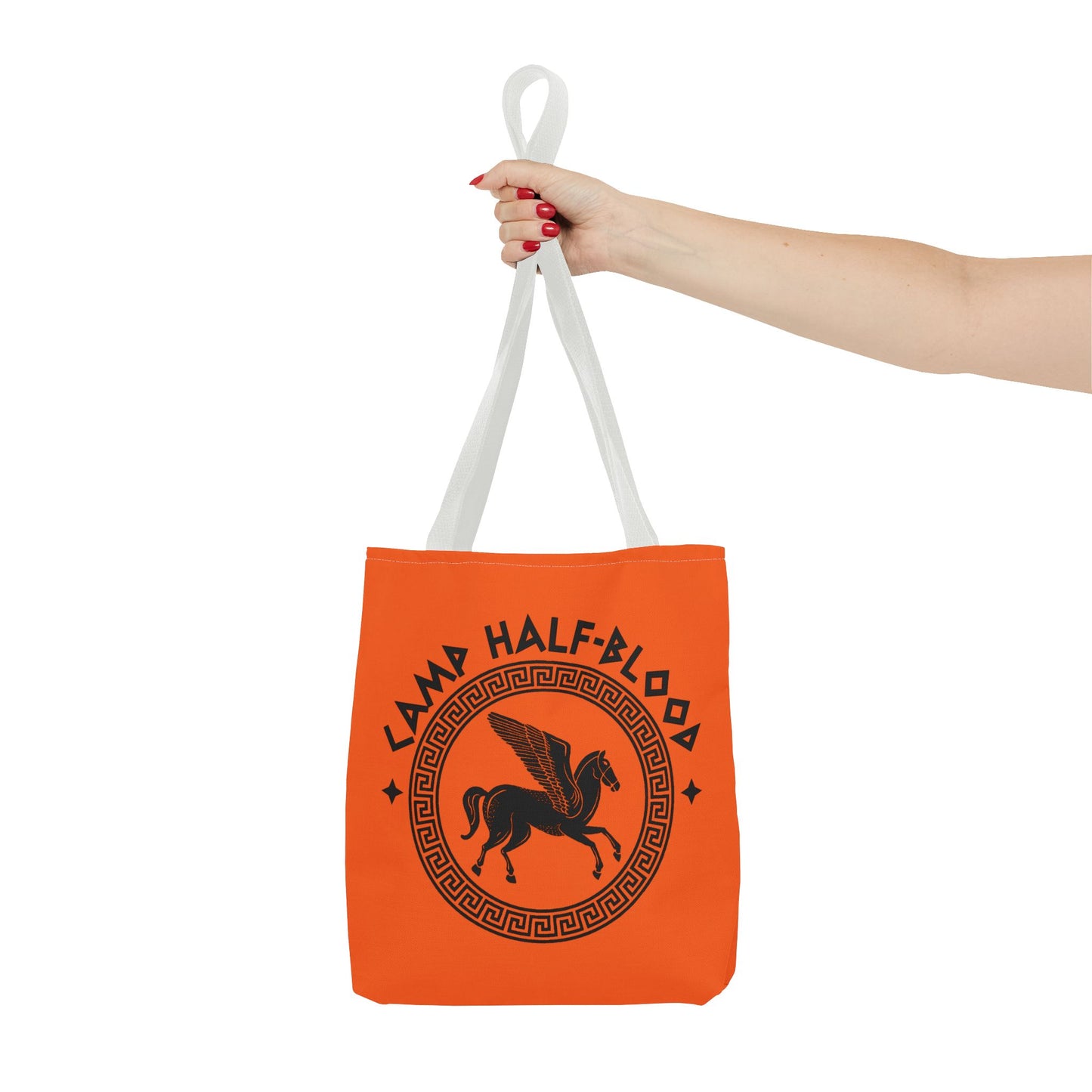 Camp Half Blood Tote Bag - Percy Jackson Fan Gift, Half Blood Canvas Orange Bag, Long Island, Camp Half Blood Merch, Half Blood Tote