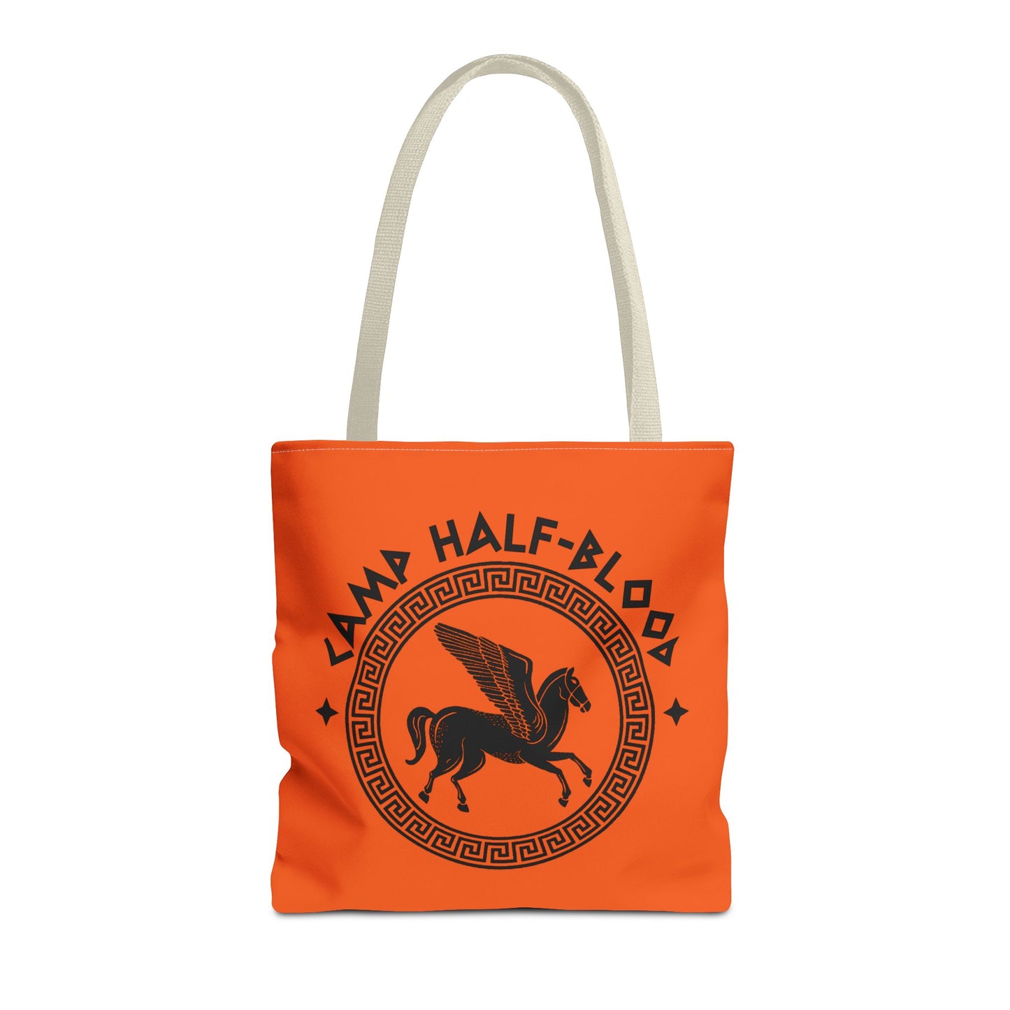 Camp Half Blood Tote Bag - Percy Jackson Fan Gift, Half Blood Canvas Orange Bag, Long Island, Camp Half Blood Merch, Half Blood Tote