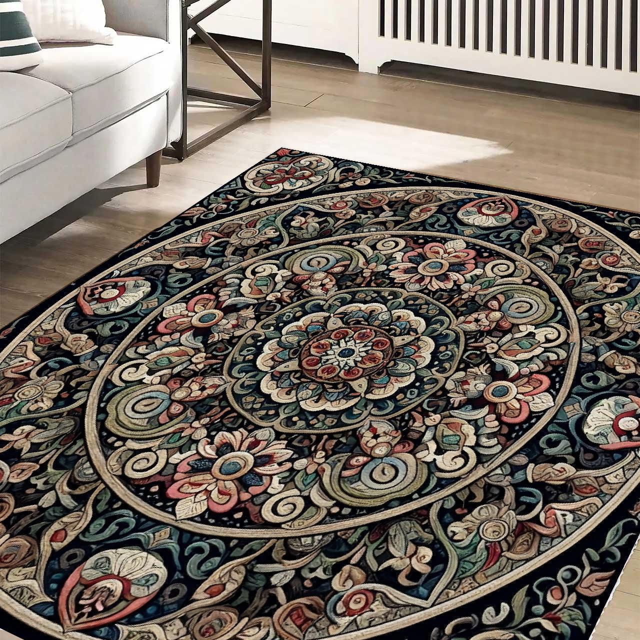 Persian Rug, Ottoman Rug, Turkish Motives Rug, Persian Motives Rug, Oriental Style Rug, Boho Decor Rug, Turkish Rug, Rug For Living Room